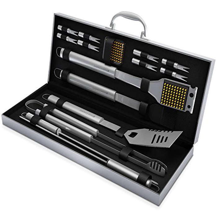 Home-Complete BBQ Grill Tools Set
