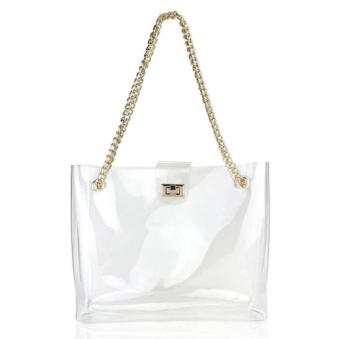 Hoxis Clear Chain Tote