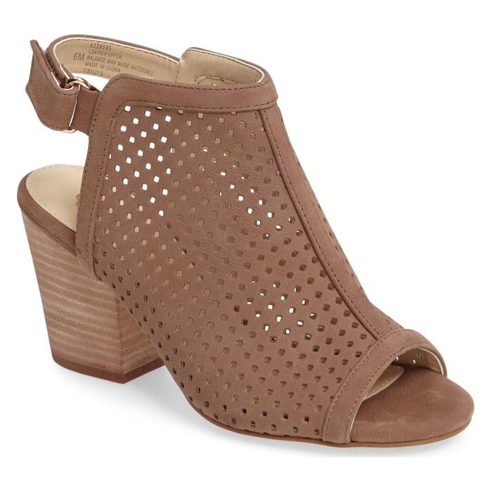Isola 'Lora' Perforated Open-Toe Bootie Sandal ISOLÁ