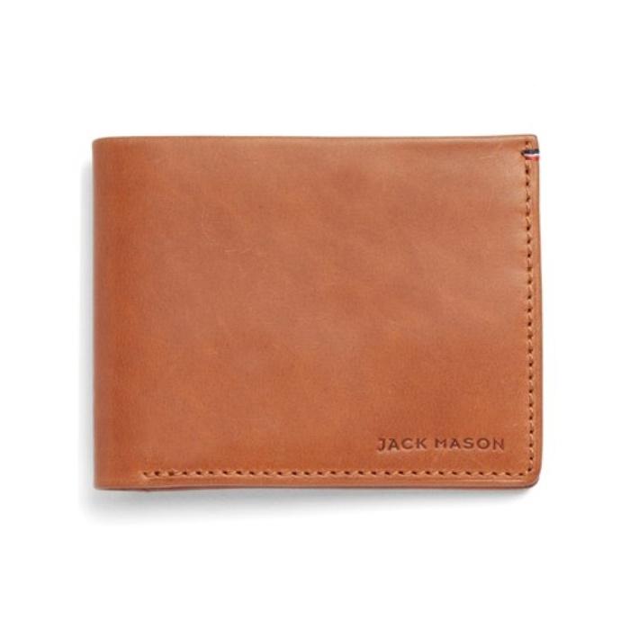 Jack Mason Brand Vaccetta Lux Leather Wallet
