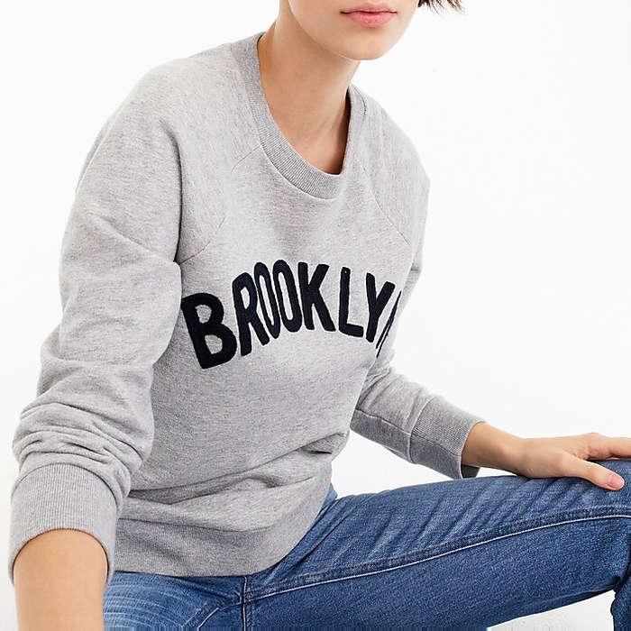 J.Crew Brooklyn Pullover Sweatshirt