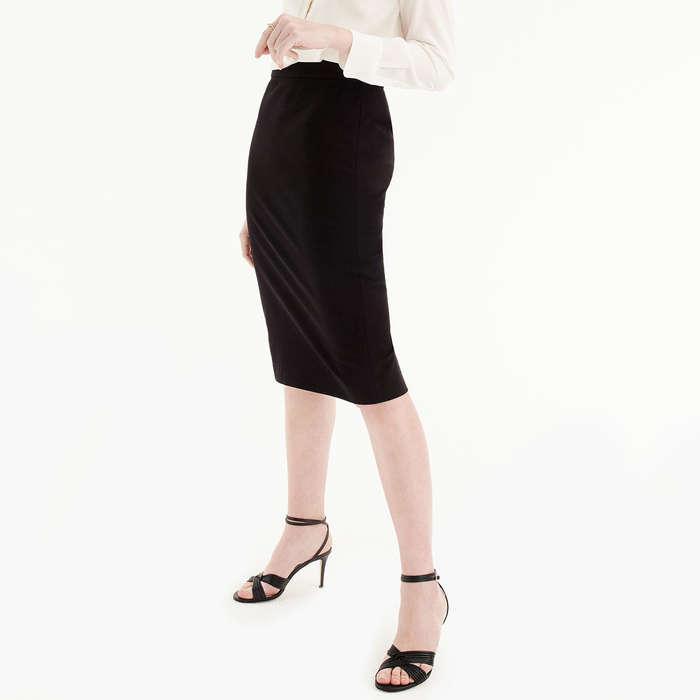 J.Crew No. 2 Pencil Skirt in Two-Way Stretch Cotton