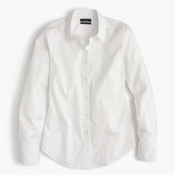 J.Crew Petite Slim Perfect Shirt in Stretch Cotton