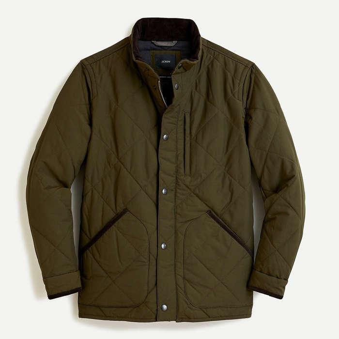 J.Crew Sussex Quilted Jacket With PrimaLoft