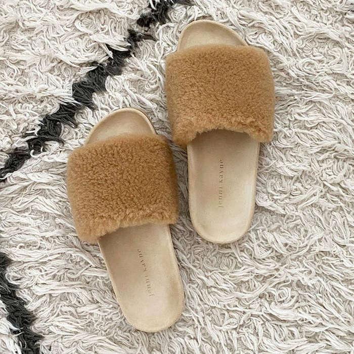 Jenni Kayne Shearling Slide Sandal