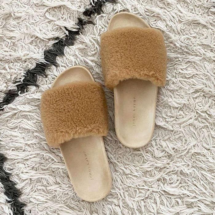 Jenni Kayne Shearling Slide Sandal