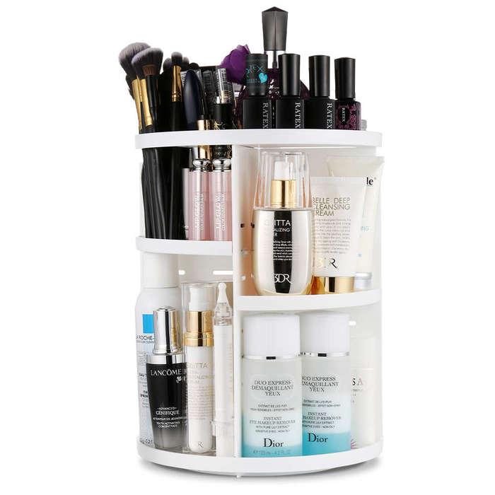 Jerrybox Caddy Shelf Cosmetics Organizer Box