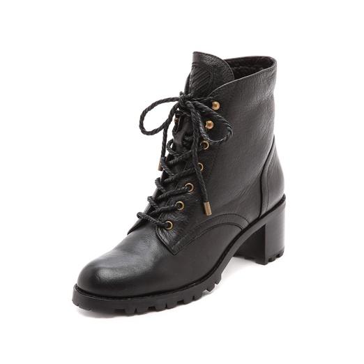 Joie Lace Up Combat Booties - Asbury