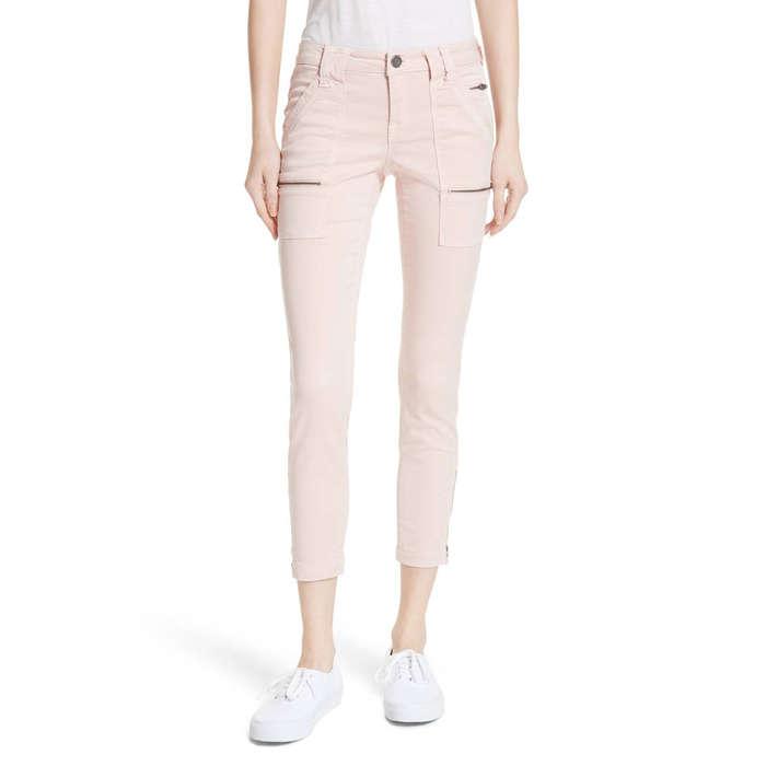 Joie Park Skinny Zipper-Accented Jean
