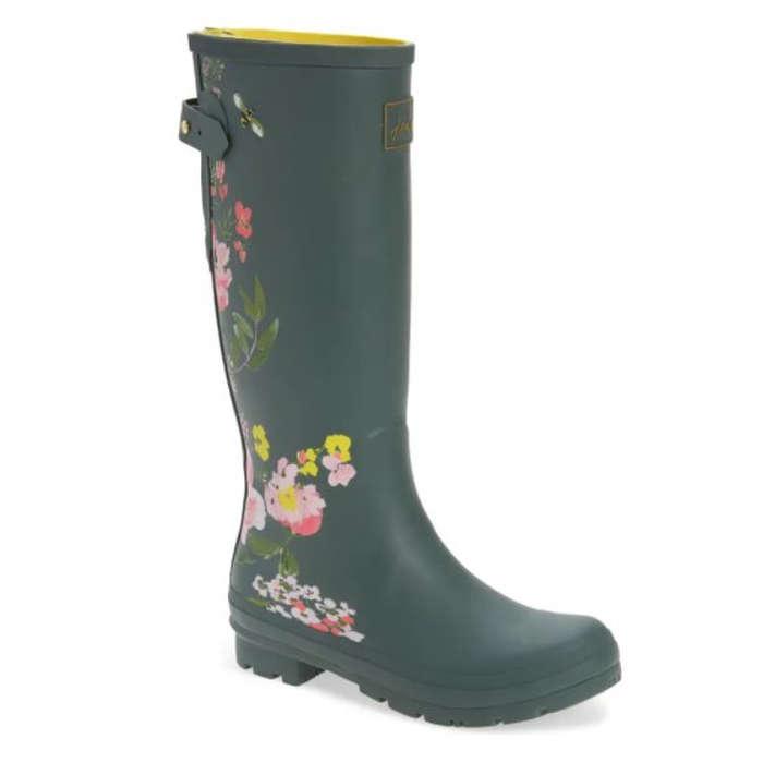 Joules Welly Print Rain Boot