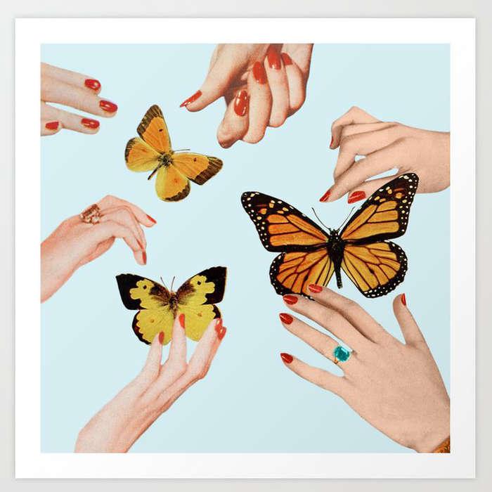 Julia Walck Social Butterflies Art Print