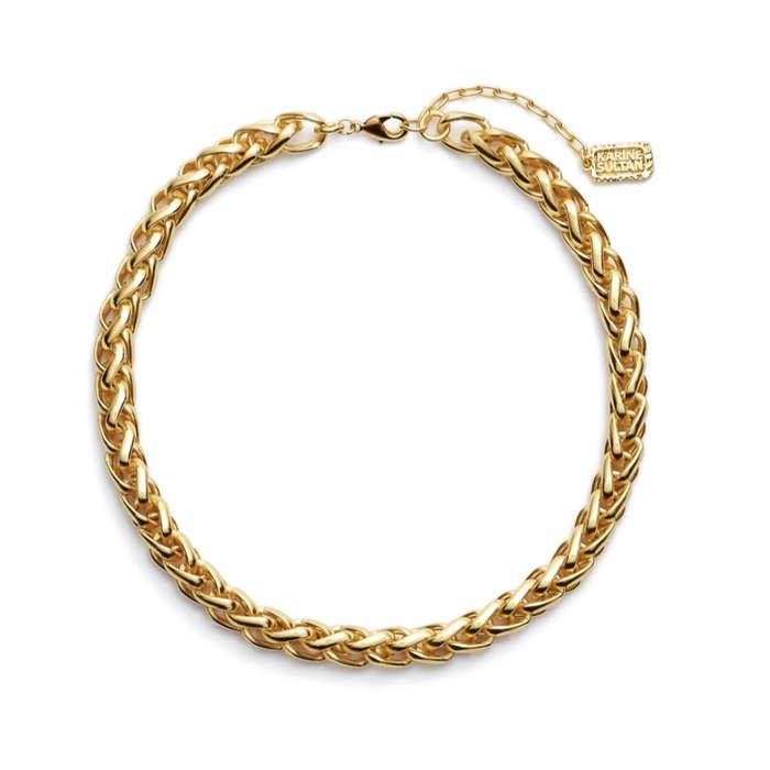 Karine Sultan Braided Link Collar Necklace