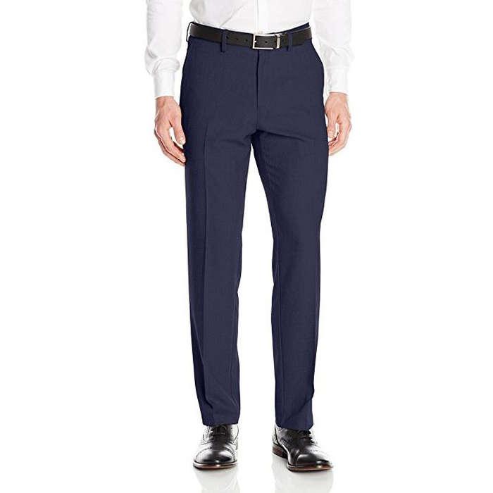 Kenneth Cole Reaction Stretch Modern-Fit Flat-Front Pant