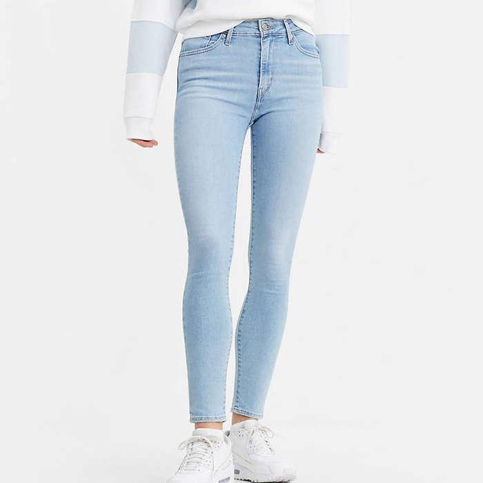 Levi's 721 High-Rise Skinny Jeans In Azure Mood