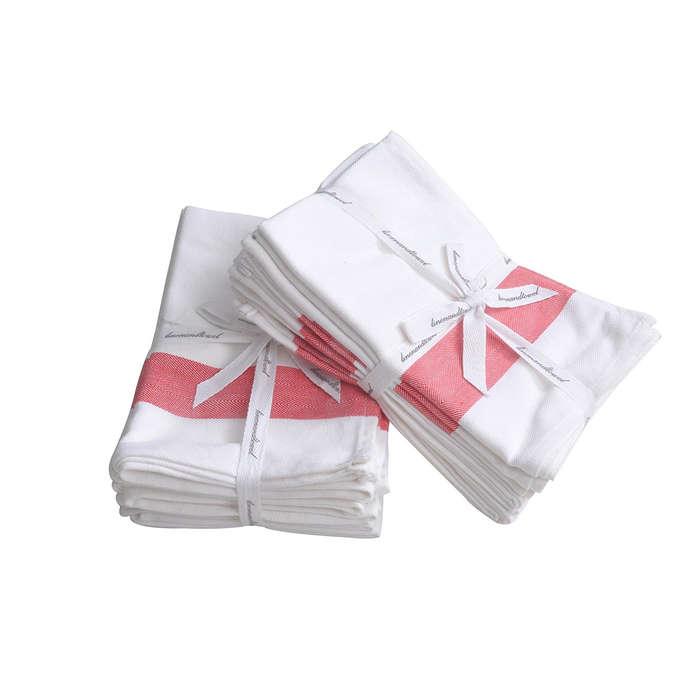 Linen and Towel White Cotton Kitchen Dish Towels