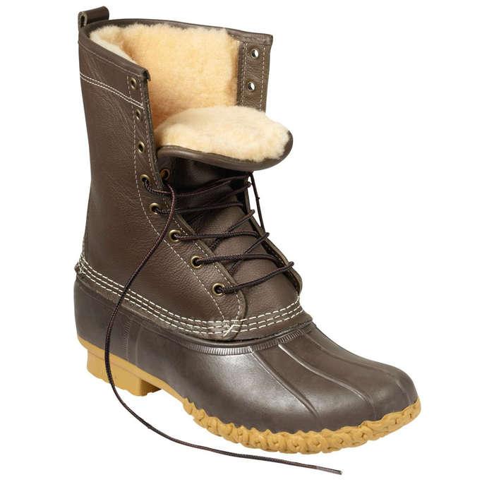 L.L. Bean Boots, 10' Sherling-Lined