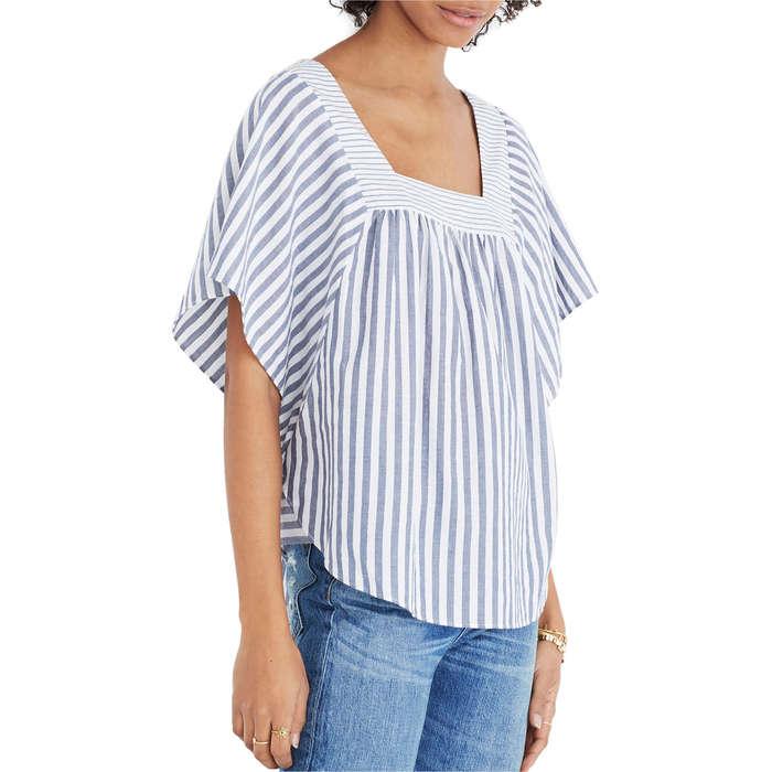 Madewell Stripe Butterfly Top