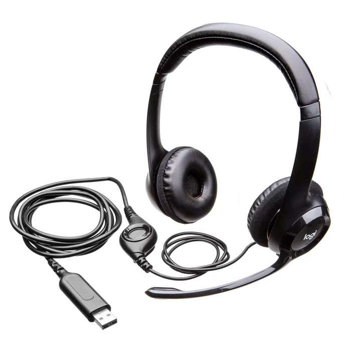 Logitech USB Headset with Noise-Canceling Microphone