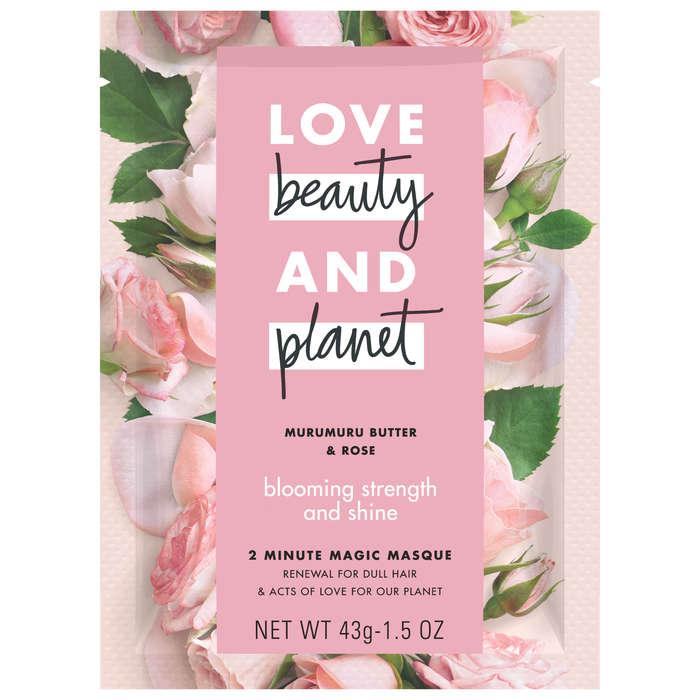 Love Beauty And Planet Murumuru Butter and Rose Blooming Strength and Shine 2 Minute Magic Masque