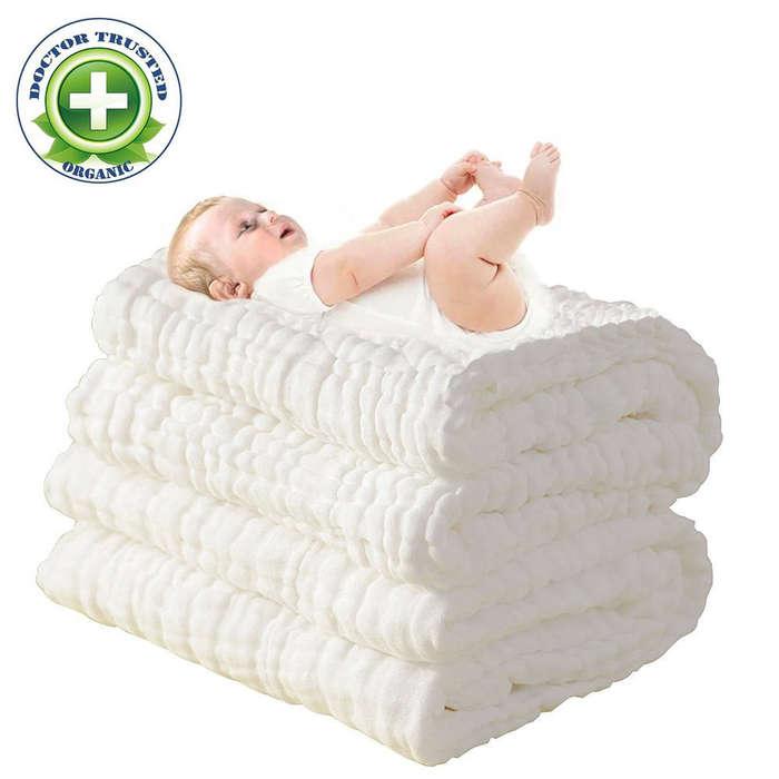 LOVEMY 100% Medical Grade Natural Cotton Towel