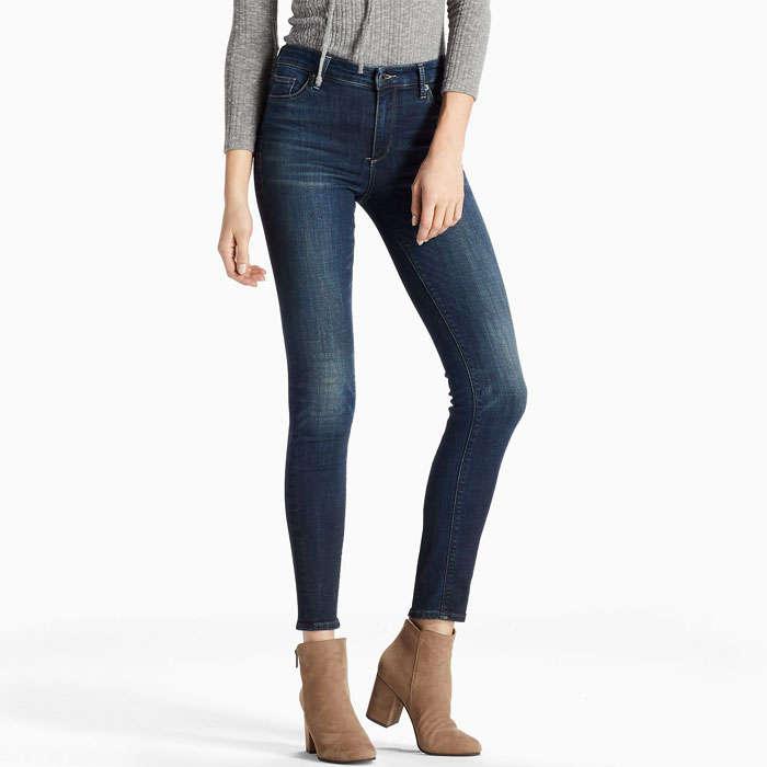 Lucky Brand Bridgette Mid Rise Skinny Jean in Lonestar