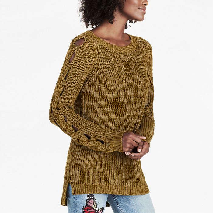 Lucky Brand Cut Out Detail Sweater