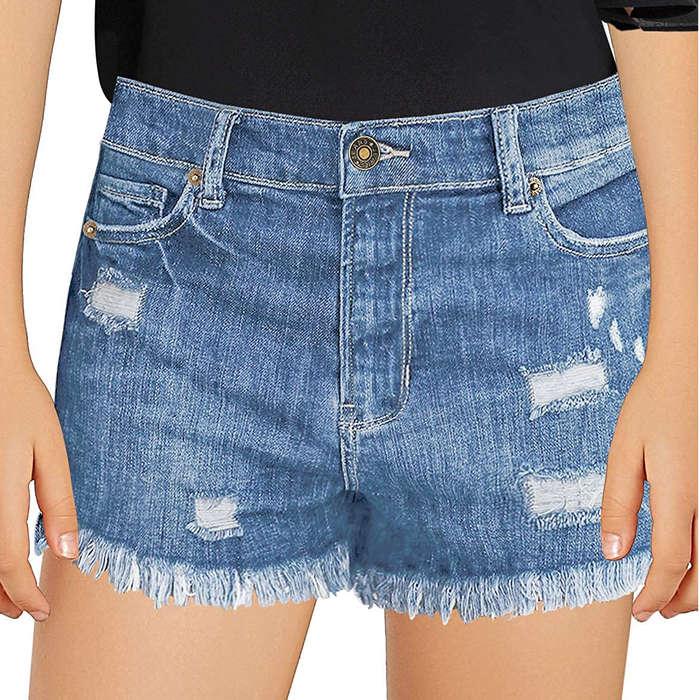 Luvamia Girls Denim Shorts