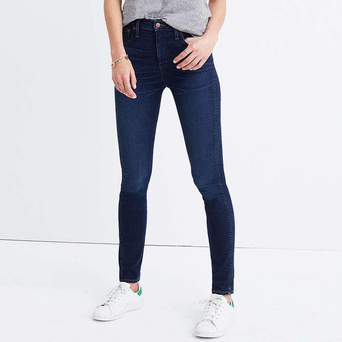 Madewell 10" High-Rise Skinny Jeans In Hayes Wash