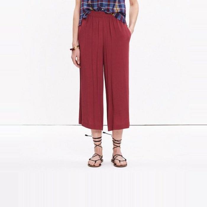 Madewell Clemente Pull-On Crop Pants