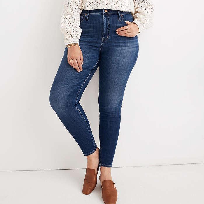 Madewell Curvy High-Rise Skinny Jeans In Danny Wash