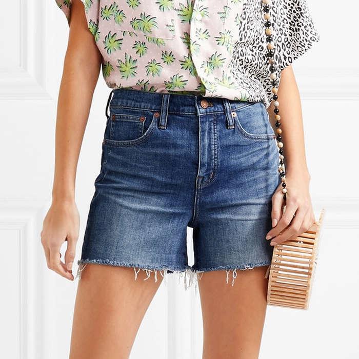 Madewell Distressed Denim Shorts