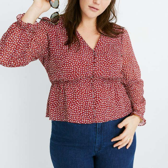 Madewell Overture Top In Ditsy Flowers