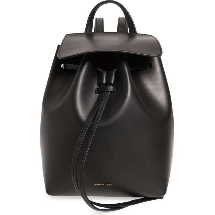 Mansur Gavriel Mini Leather Backpack