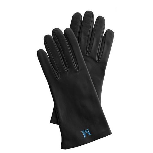 Mark and Graham Classic Italian Leather Hand-Painted Touch Screen Gloves