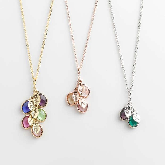 Mignonandmignon Birthstone Necklace