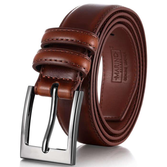 Mio Marino Genuine Leather Dress Belt
