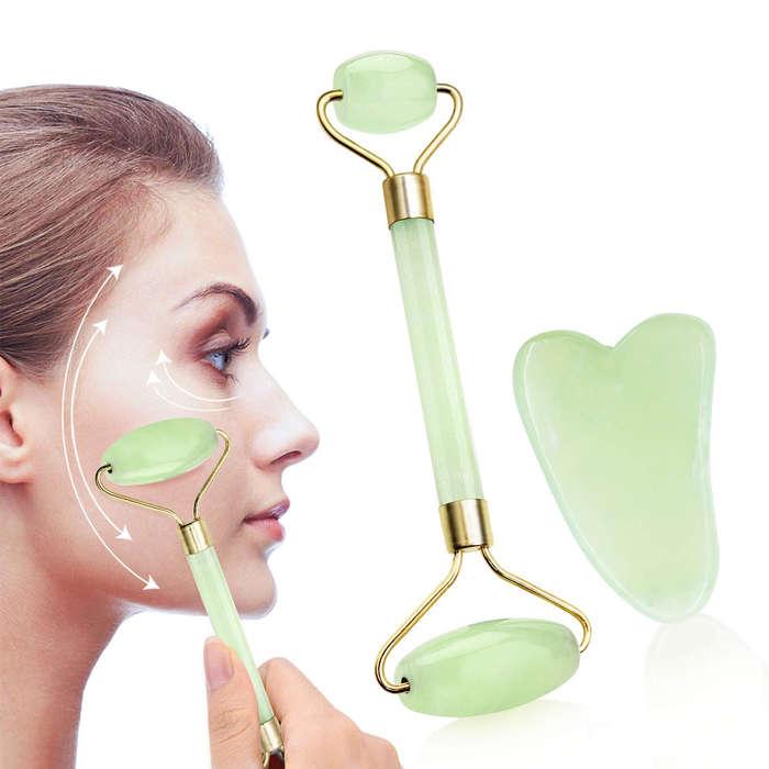 Mount Lai De-Puffing Jade Facial Roller