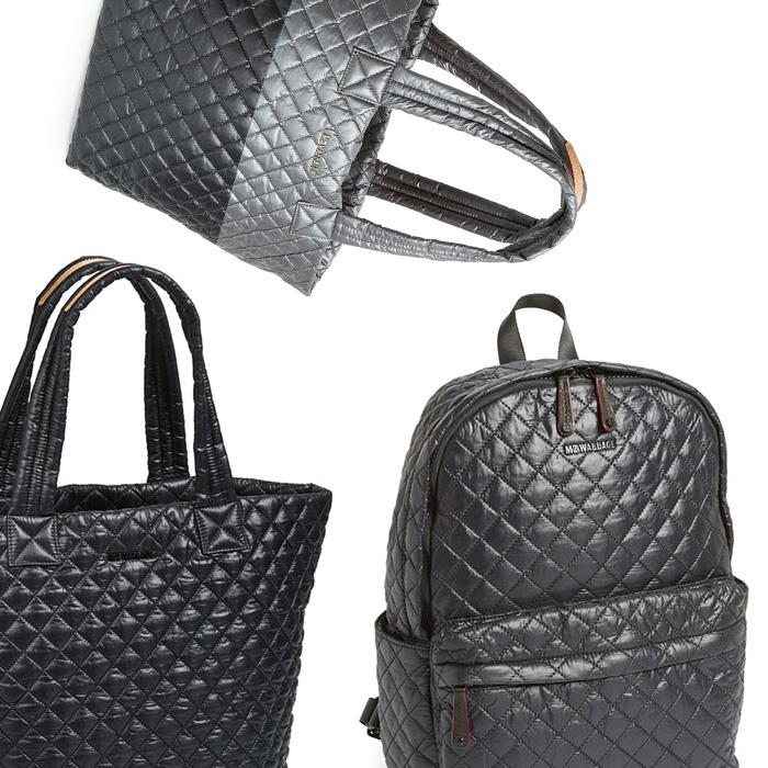 MZ Wallace Quilted Oxford Nylon Totes and Backpacks