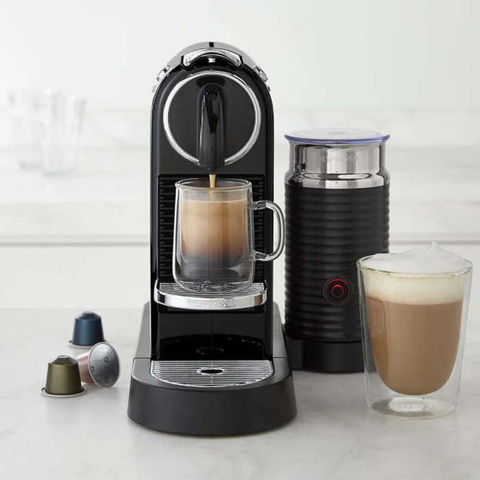 Nespresso Citiz Espresso Machine with Aeroccino 3 Milk Frother