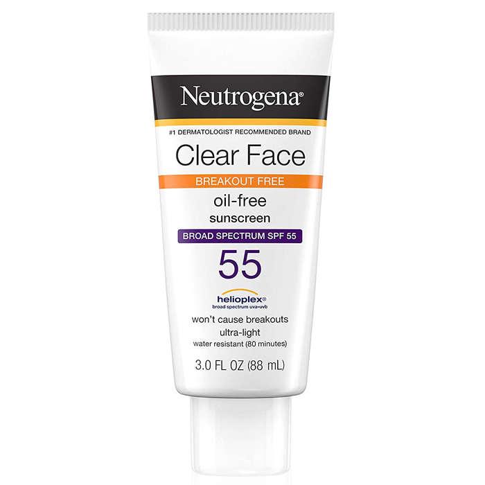 Neutrogena Clear Face Sunscreen Lotion SPF 55