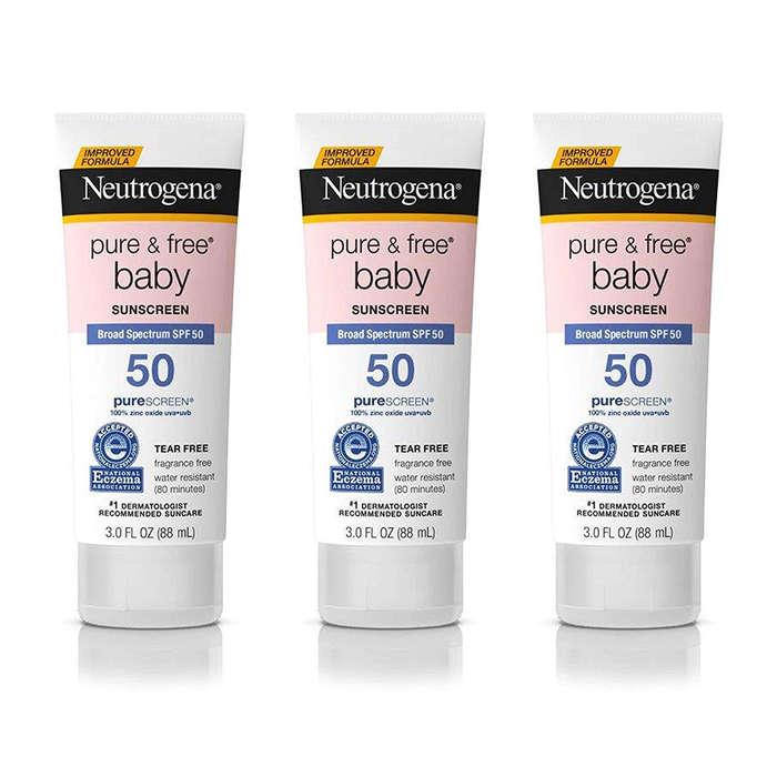 Neutrogena Pure & Free Baby Mineral Sunscreen with SPF 50