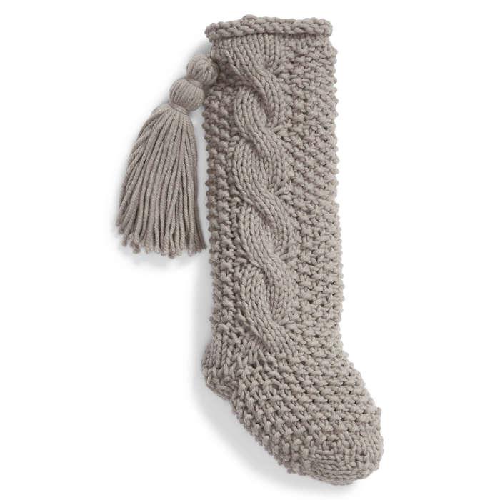 Nordstrom at Home Cable Knit Stocking