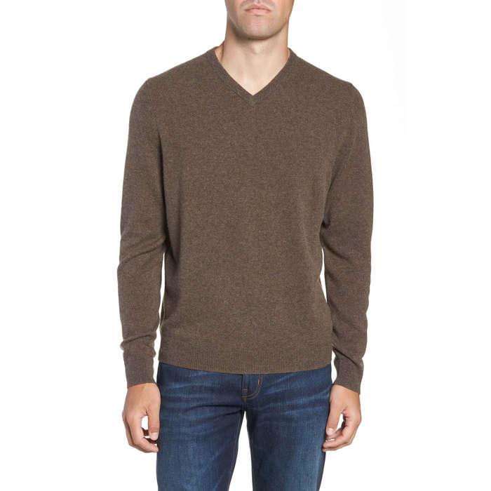 Nordstrom Men's Shop Cashmere V-Neck Sweater