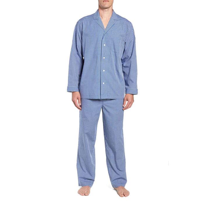 Nordstrom Men's Shop Poplin Pajama Set