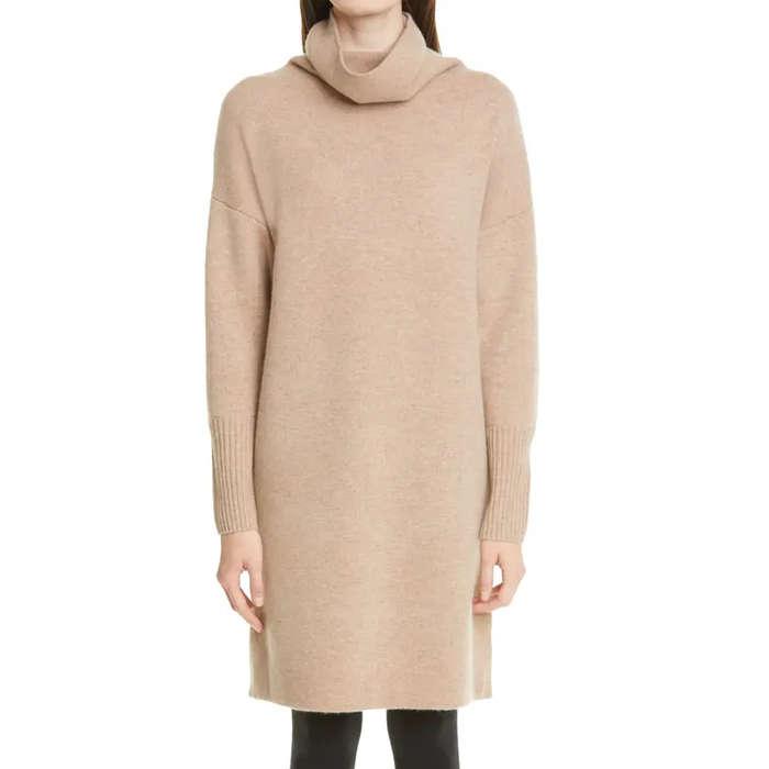 Nordstrom Signature Long Sleeve Cashmere Blend Sweater Dress