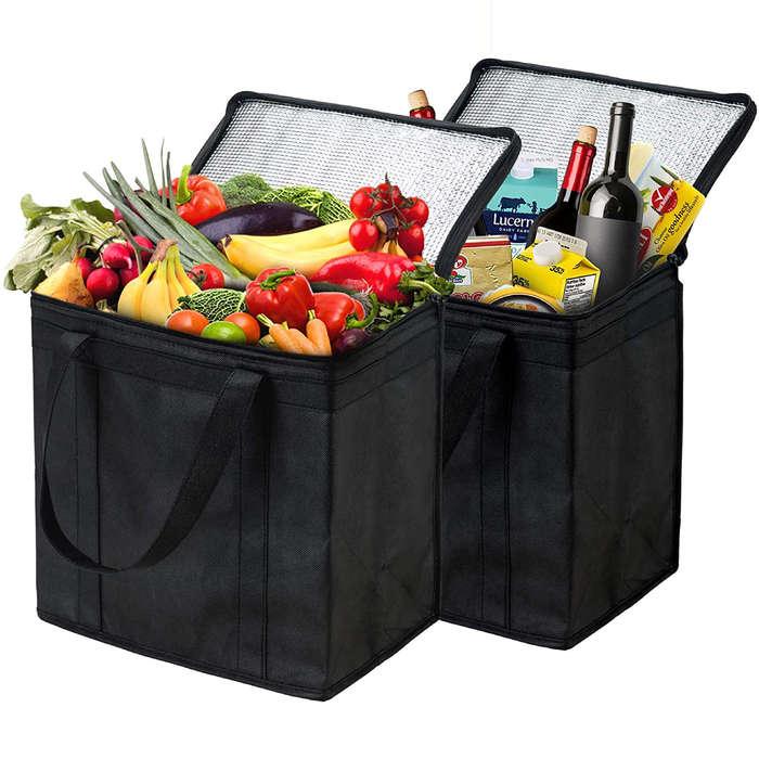 NZ Home XL Insulated Reusable Grocery Bags