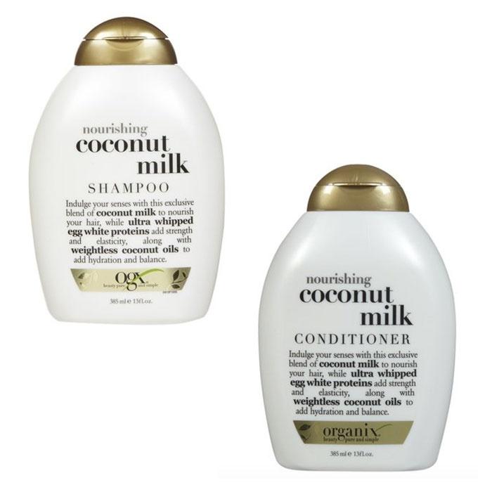 OGX Coconut Milk Nourishing Shampoo and Conditioner