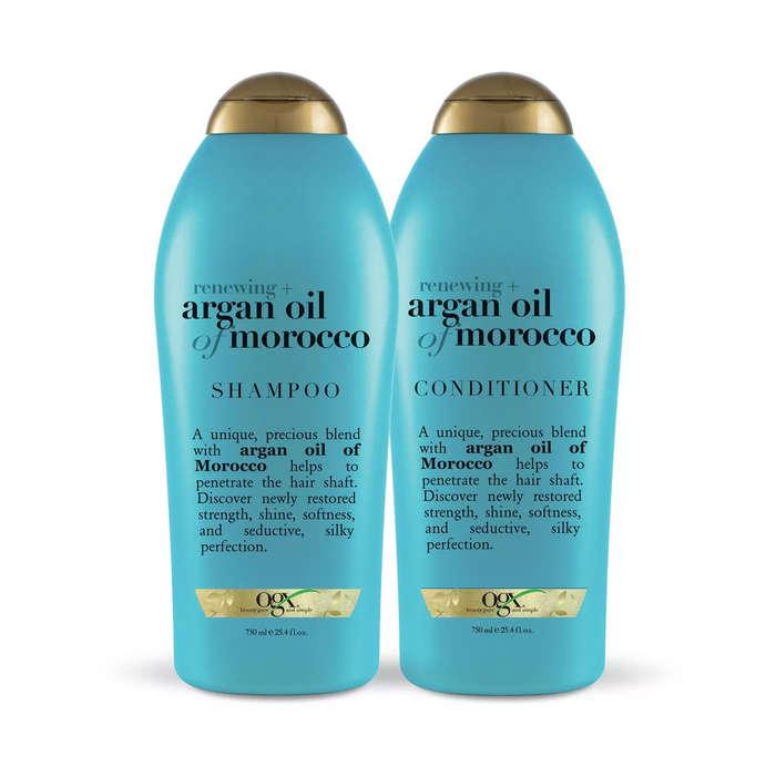 OGX Renewing Moroccan Argan Oil Shampoo And Conditioner
