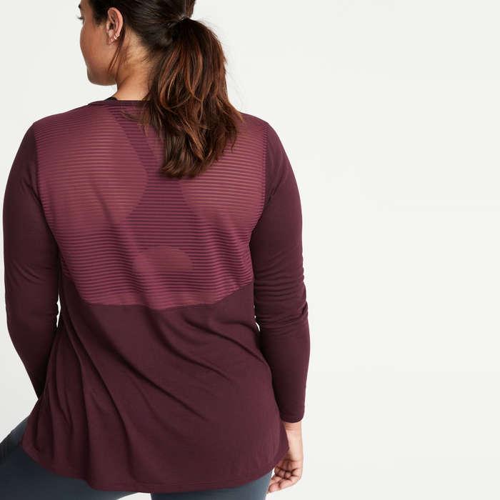Old Navy Jersey Mesh-Back Performance Top