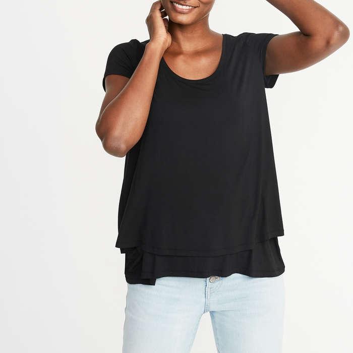 Old Navy Maternity Double-Layer Nursing Tee